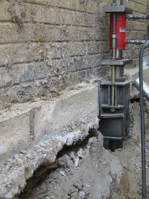 Commercial Push Pier Installation in Santa Ana