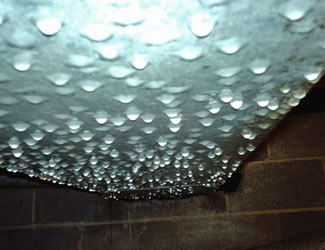 a flooded basement floor in a Anaheim home