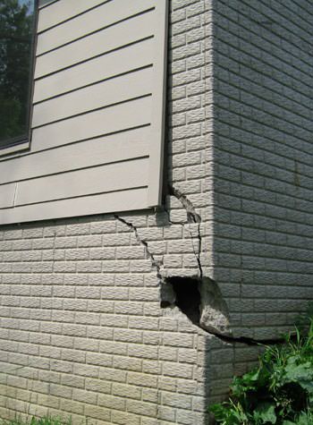 severe cracking of structural walls in Anaheim